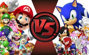 Batalha De Games Sonic Vs Mario Games Brasil Pt Br Amino