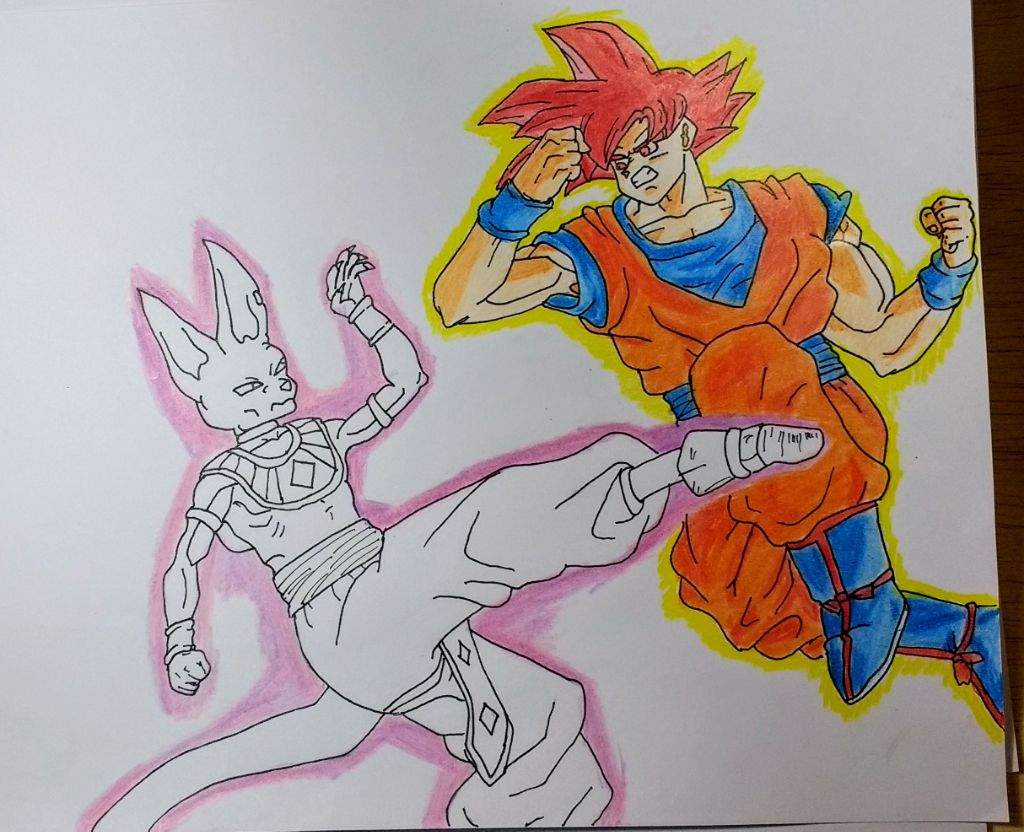 Goku vs Bills Link del proceso en comentarios DRAGON BALL ESPAÑOL Amino