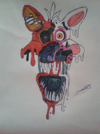 Funtime Nightmare Foxy Amalgamatecontest Entry Five Nights At Freddy