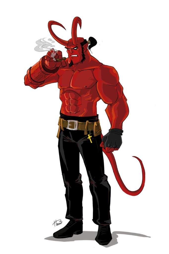 (HELLBOY- Female version)Well, this is my next cosplay for the Megacon