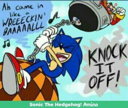 sonic in a ball