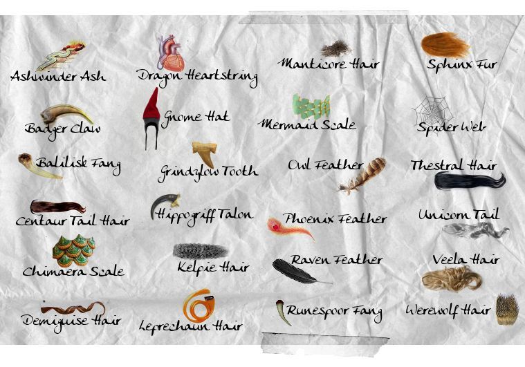 Types Of Wand Cores Wiki Harry Potter Roleplay Amino! Amino