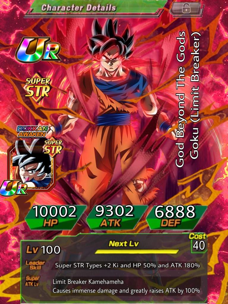 dragon ball heroes limit breaker