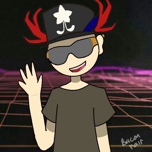 New Art From The Legend Bacon Hair Roblox Amino