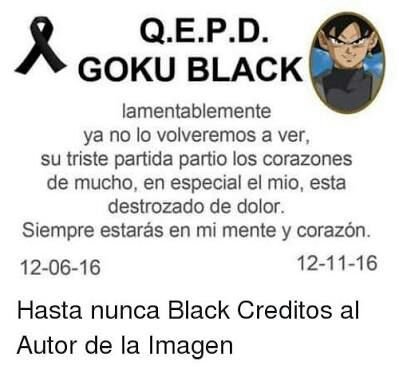 Realmente les dio tristezas la muerte de Black Goku??? | DRAGON BALL ESPAÑOL Amino Realmente les dio tristezas la muerte de Black Goku??? | DRAGON BALL ESPAÑOL Amino