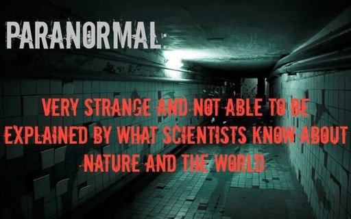 Paranormal Vs Supernatural Paranormal Amino