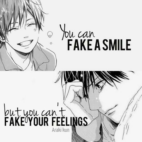 Fake Smile Anime Boy Smiling While Crying Fake Smile 2393