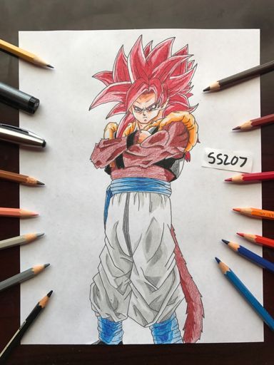 Ssj4 Gogeta Drawing Dragonballz Amino