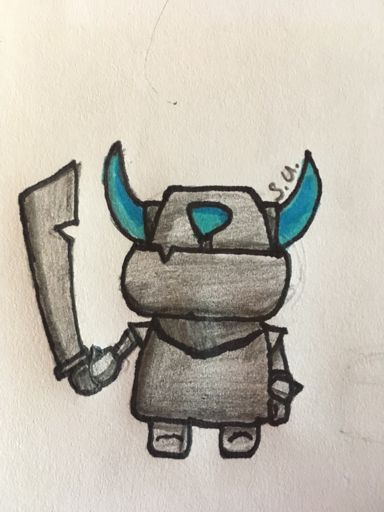 Mini Pekka Drawing | Clash Royale Amino