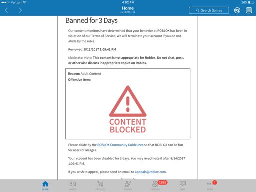 Roblox Accounts Not Banned