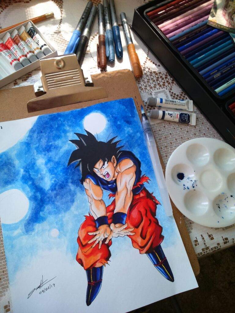 Drag N Ball Z Goku Kame Hame Ha Arte Amino Amino