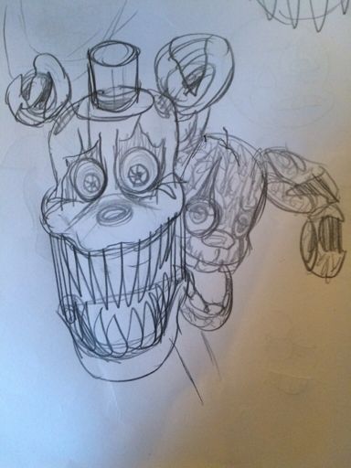 Nightmare Fredbear And Springtrap Doodle Five Nights At Freddys Amino