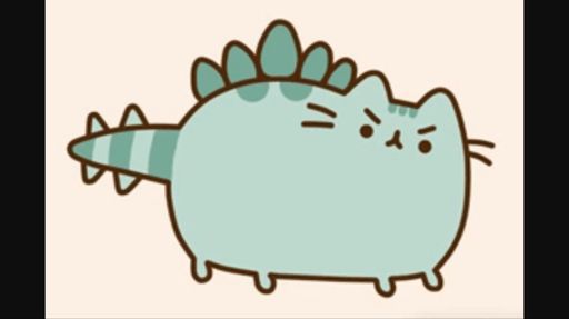 pusheen cat dinosaur