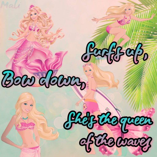 barbie queen of the waves