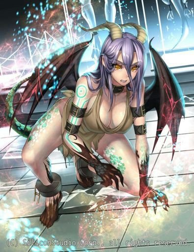 Anime half demon half human girl