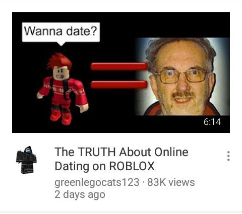 Truth about online dating on roblox greenlegocats123