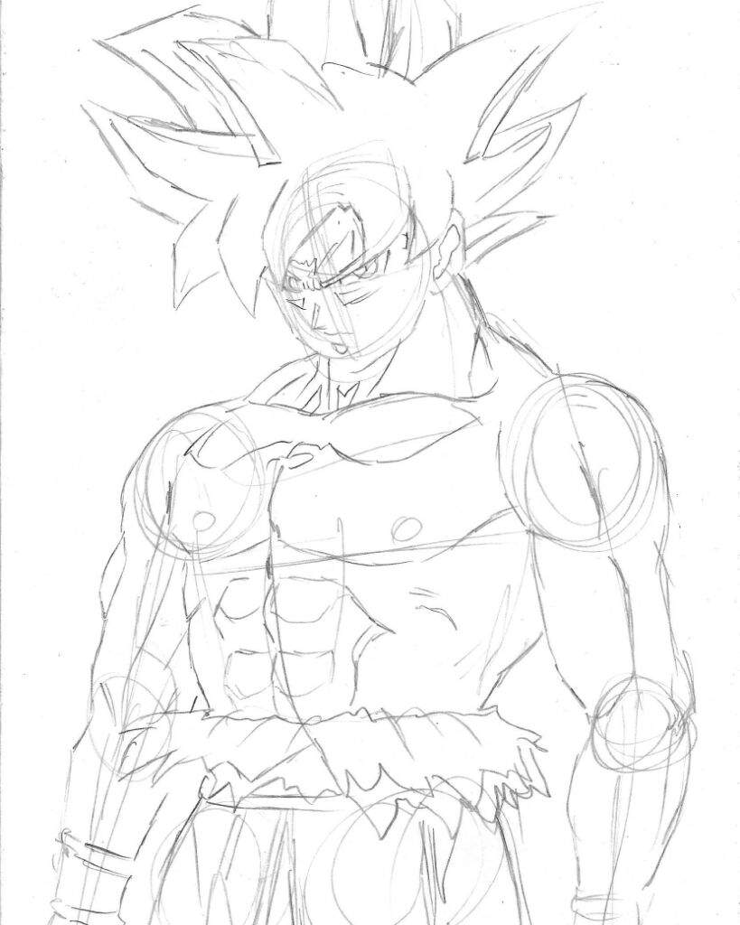 Como Colorear A Goku Ultra Instinto Dominado Paso A Pasohow To Draw Images