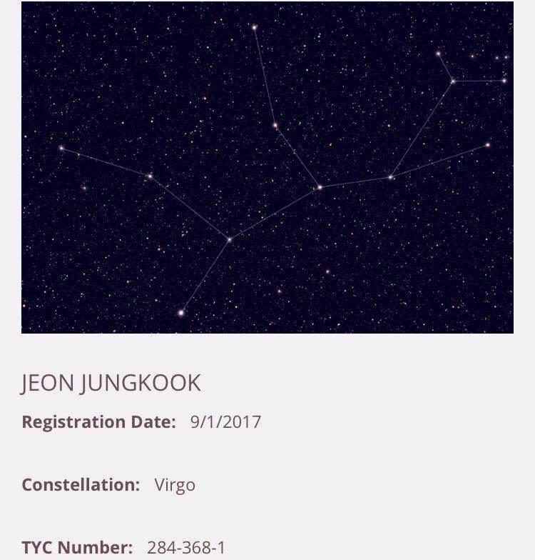 bintang untuk Jungkook BTS