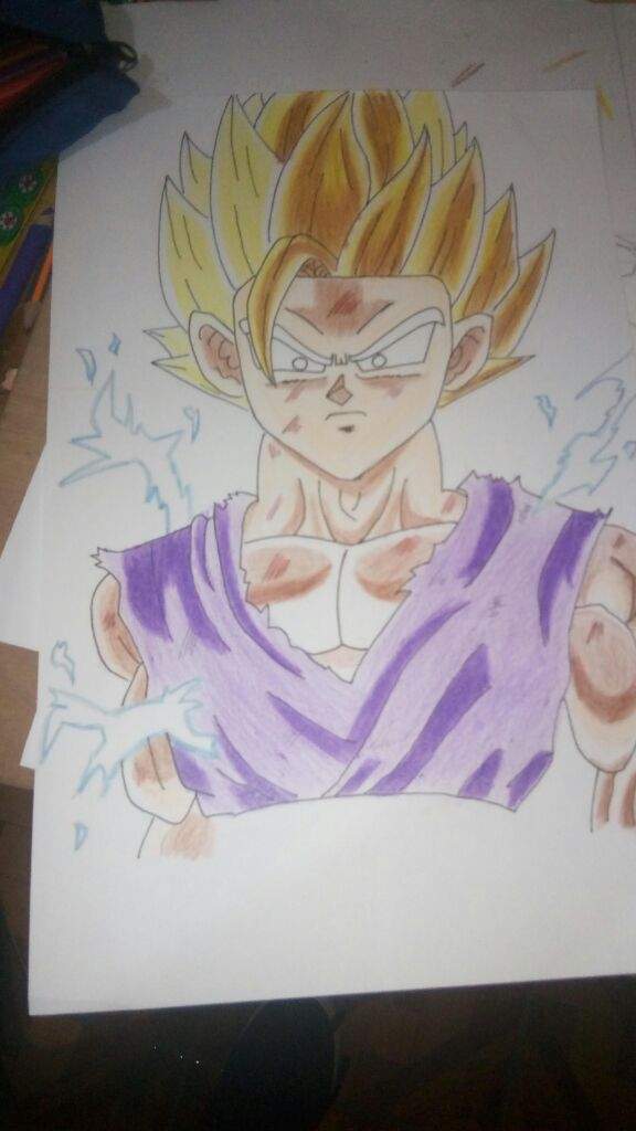 Gohan Ssj Mi Propio Arte Dibujarte Amino