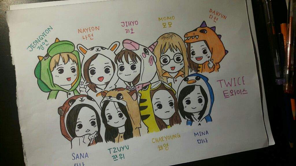 twice chibi fanart ♡~ | K-Pop Amino