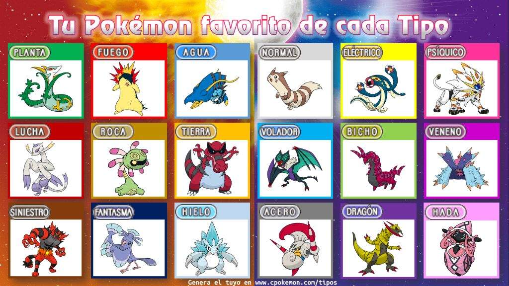 Pokemon Favoritos De Cada Tipo Pok Mon En Espa Ol Amino