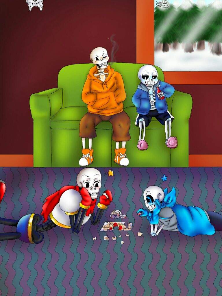 underswap and undertale bros