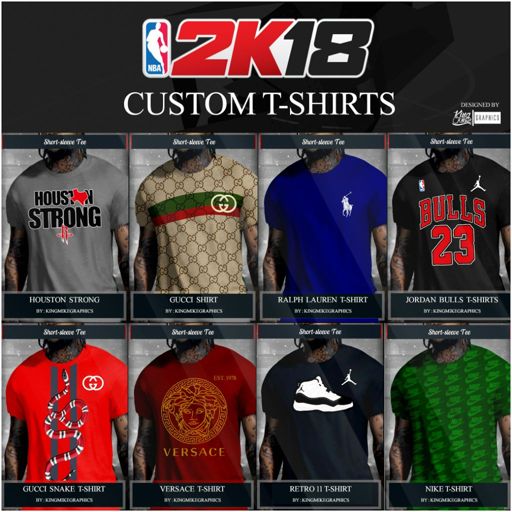 Would U Vote For My Custom T-Shirts In NBA 2k18 ? | Hardwood Amino