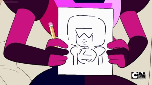 how to draw a garnet