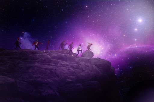 BTS galaxy edit | Kpop Aesthetics! Amino