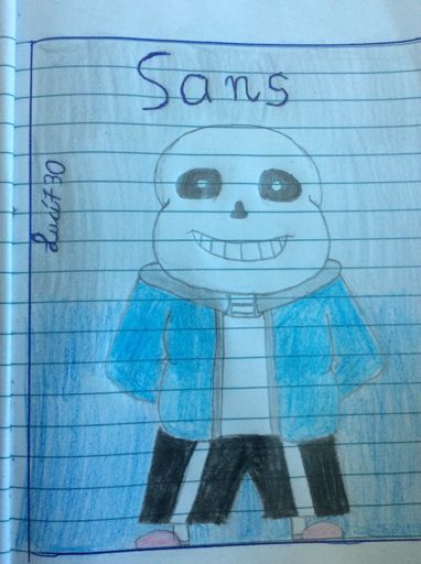 Mi Dibujo De Sans Undertale Espa Ol Amino