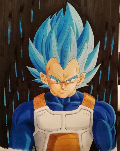 Vegeta Ssj Blue Dibujarte Amino