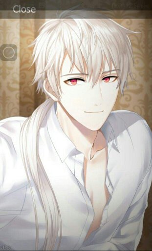 I Ve Always Got My Eyes For White Silver Hair Guy Otome Amino