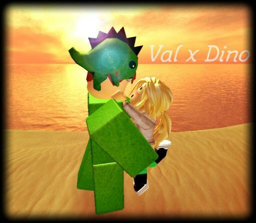 Thank You Tim For This Gfx Of Me And My Dino Roblox Amino