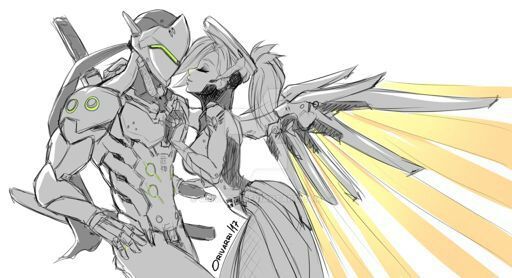 Genji X Mercy Overwatch Amino