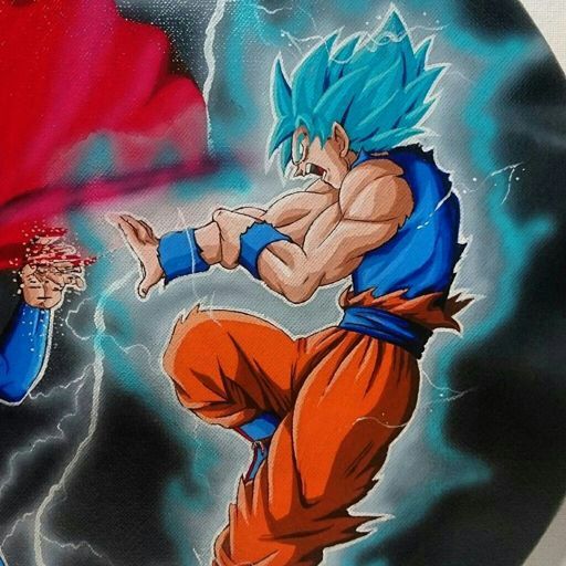 Goku Haikai Vs Superman Heat Vision Painting! | Arts And OCs Amino