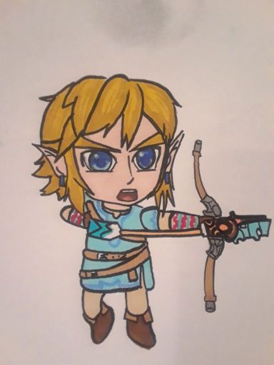 Botw Link Drawing Zelda Amino