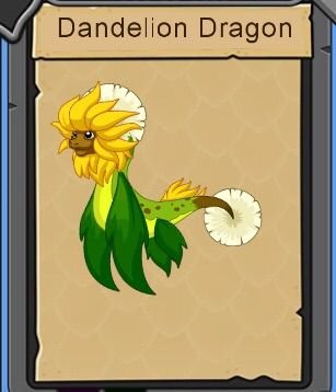 Dandelion Dragon Dragonvale Amino Dandelion Dragon Dragonvale Amino