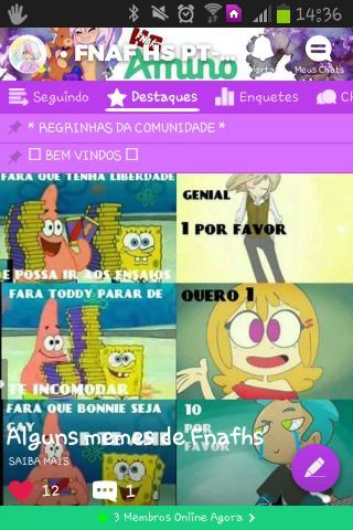 Alguns Memes De Fnafhs Fnaf Hs Pt Br Amino