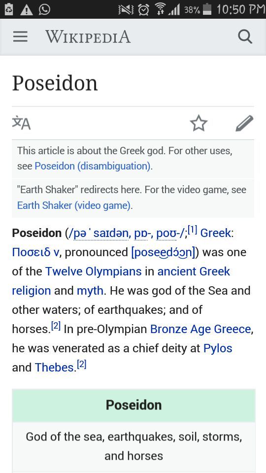 Poseidon Mythology Wiki Mythology Folklore Amino