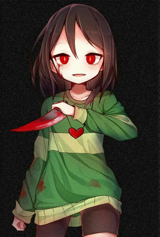 Чара с ножом | Undertale {Rus} Amino
