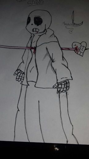 Mi Dibujo De La Muerte De Sans 🐺lucy Chain Amino Oficial🐺 Amino