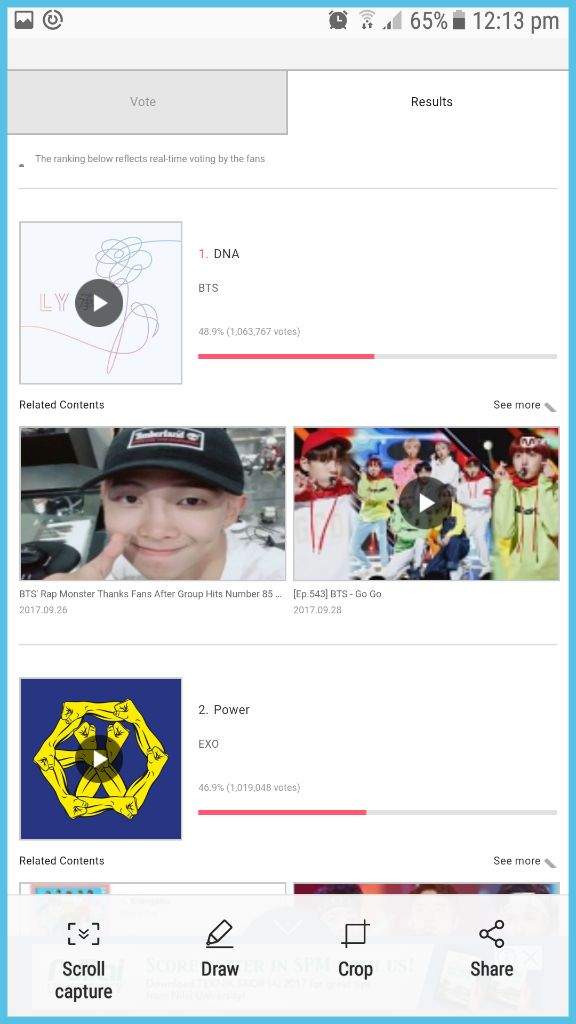 Music Bank K Chart Vote
