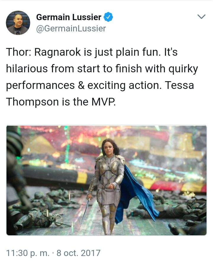 Thor RAGNAROK Las primeras reacciones de la película elogian el