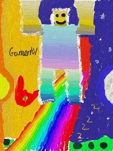 Rainbow Noob In A Peacful Dream Roblox Amino