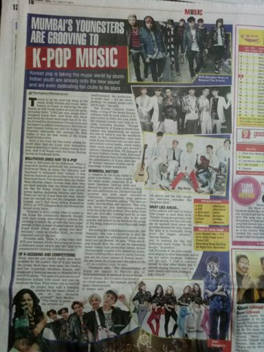 BTS AND KPOP IN INDIAN NEWSPAPER!!! | ARMY's Amino