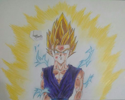 Dibujo De Gohan Ssj 2 Adolescente Arte Anime Amino Amino