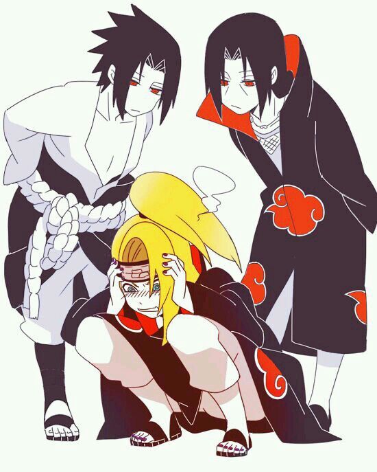 Itachi Sasuke E Deidara Otanix Amino