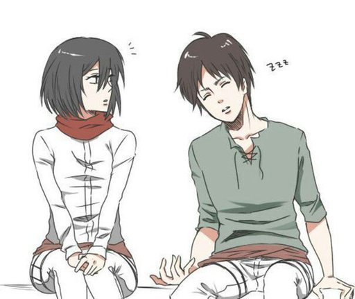 Микаса и Эрен^^ Милашки^^ | Аниме Amino Amino