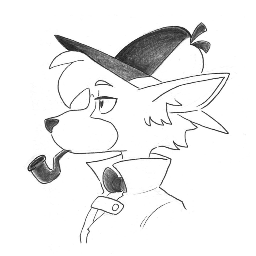 sherlock hound anime coloring pages