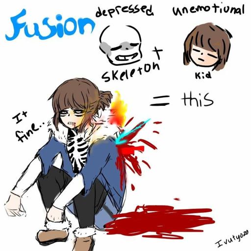 Fusion Sanskiddoodle Frans Wiki Undertale Amino